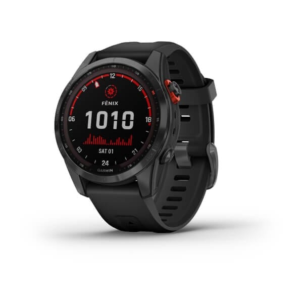 Garmin Fenix 7s Solar, Slate Gray W/Black Band Garmin