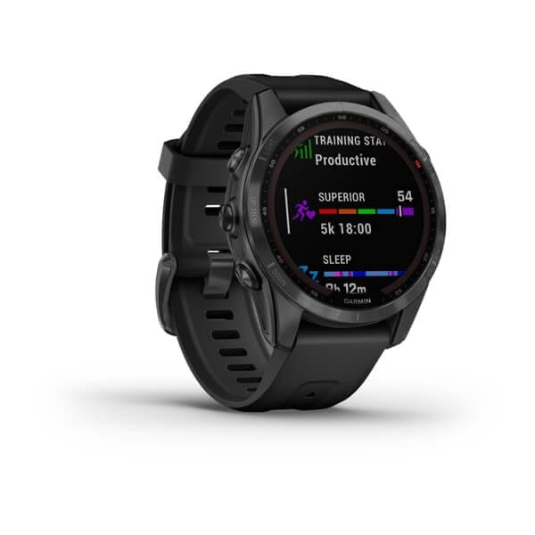 Garmin Fenix 7s Solar, Slate Gray W/Black Band Garmin