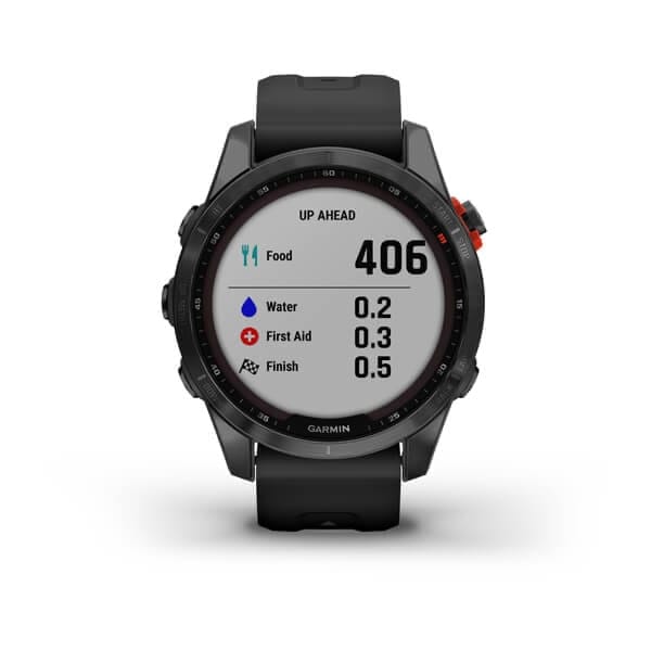 Garmin Fenix 7s Solar, Slate Gray W/Black Band Garmin