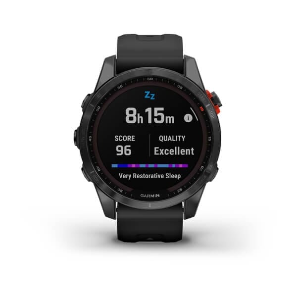 Garmin Fenix 7s Solar, Slate Gray W/Black Band Garmin