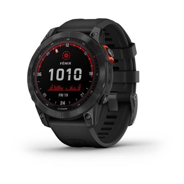 Garmin Fenix 7 Solar, Slate Gray W/Black Band, Emea/Aus/Afr/S.Am Slate Gray/Black Garmin