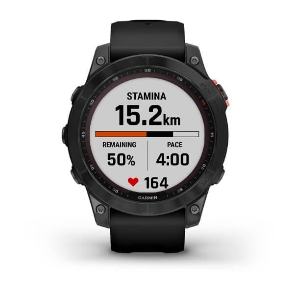 Garmin Fenix 7 Solar, Slate Gray W/Black Band, Emea/Aus/Afr/S.Am Slate Gray/Black Garmin