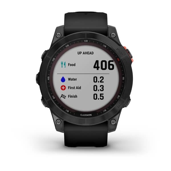 Garmin Fenix 7 Solar, Slate Gray W/Black Band, Emea/Aus/Afr/S.Am Slate Gray/Black Garmin