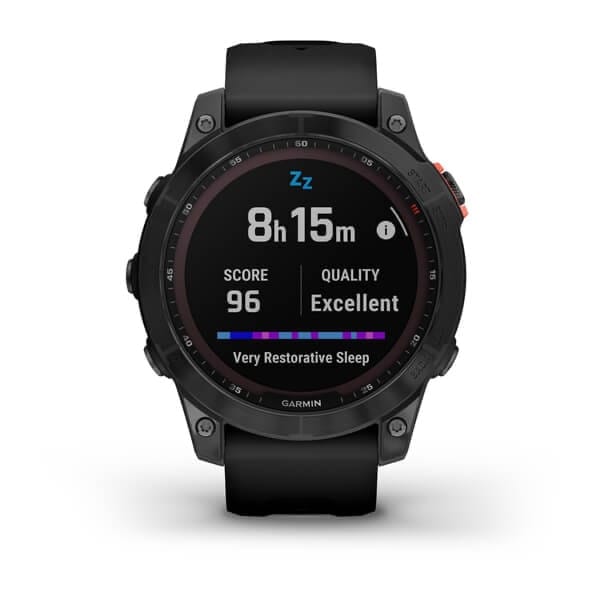 Garmin Fenix 7 Solar, Slate Gray W/Black Band, Emea/Aus/Afr/S.Am Slate Gray/Black Garmin