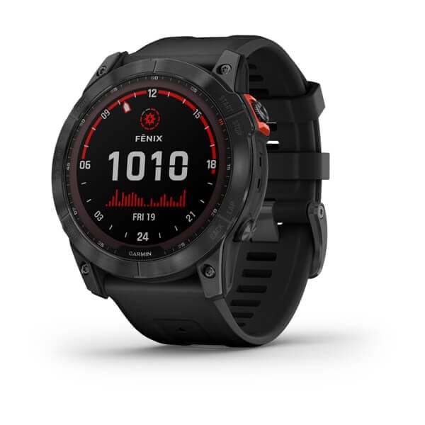 Garmin Fenix 7x Solar, Slate Gray W/Black Band Garmin