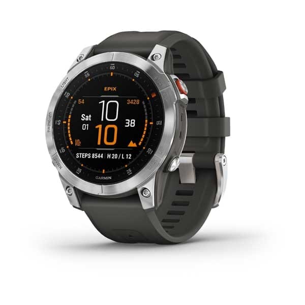 Garmin Epix 2 Slate/Silver W/Graphite Band Garmin Garmin Epix 2 Slate/Silver W/Graphite Band Garmin