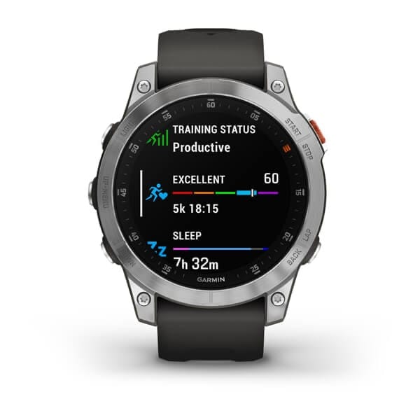 Garmin Epix 2 Slate/Silver W/Graphite Band Garmin Garmin Epix 2 Slate/Silver W/Graphite Band Garmin