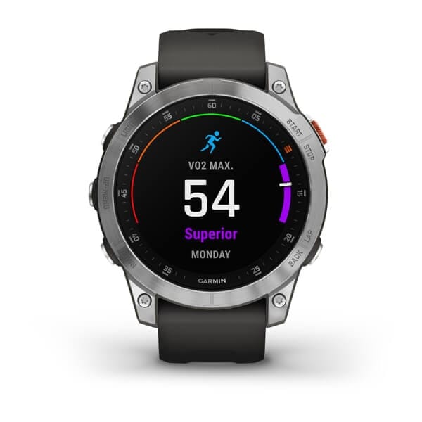Garmin Epix 2 Slate/Silver W/Graphite Band Garmin Garmin Epix 2 Slate/Silver W/Graphite Band Garmin