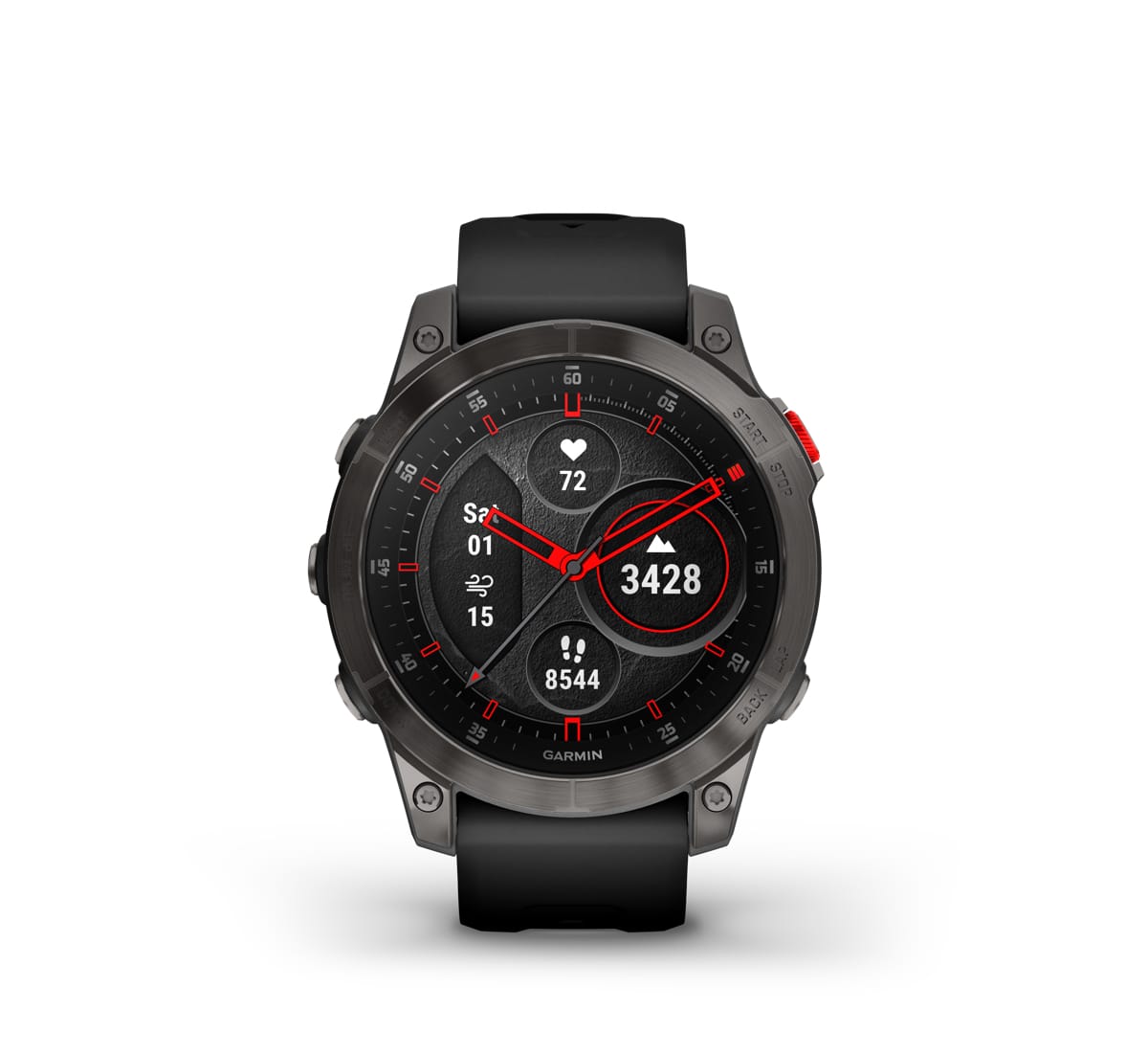 Garmin epix Sapphire Black – AMOLED Smartwatch