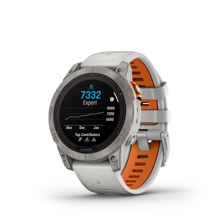 Garmin Fenix 7 Pro Sapphire Solar Edition, Fog Grey, Orange Garmin