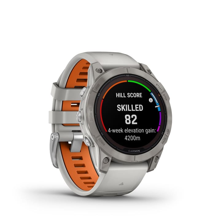 Garmin Fenix 7 Pro Sapphire Solar Edition, Fog Grey, Orange Garmin