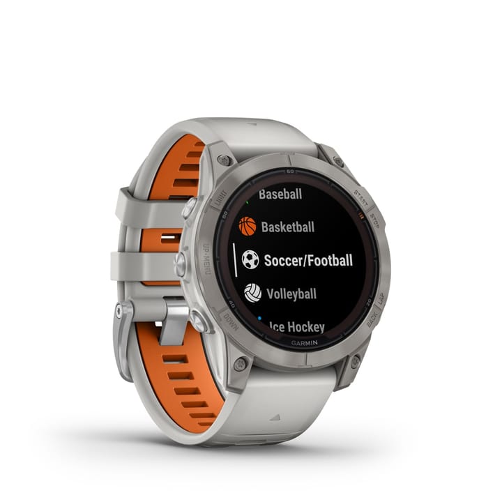 Garmin Fenix 7 Pro Sapphire Solar Edition, Fog Grey, Orange Garmin Garmin Fenix 7 Pro Sapphire Solar Edition, Fog Grey, Orange Garmin