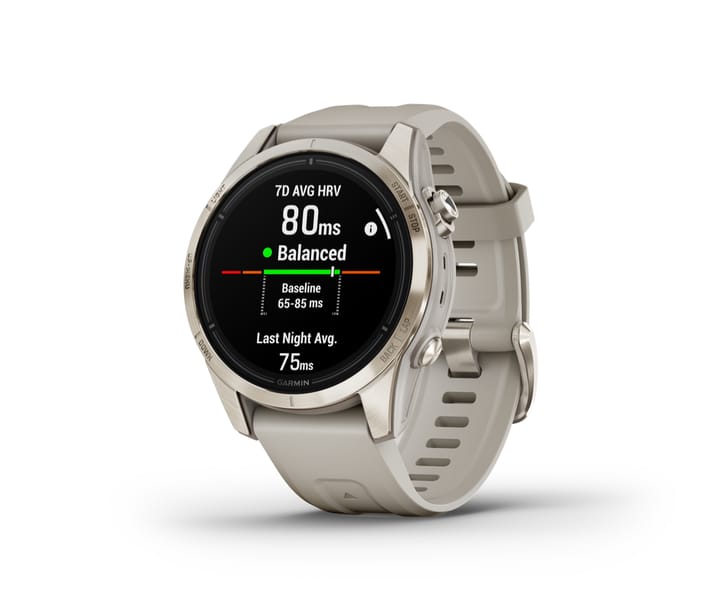 Garmin epix Pro (Gen 2) – Sapphire Edition 42mm, Soft Gold - AMOLED Smart Watch Garmin