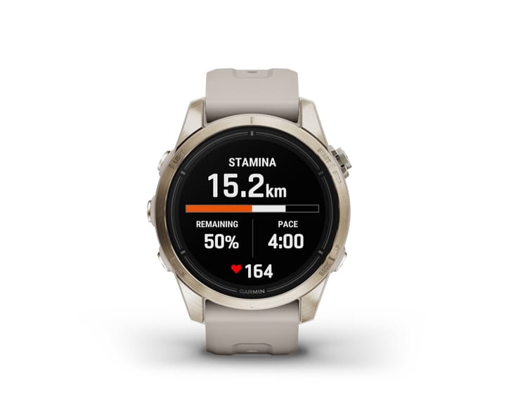 Garmin epix Pro (Gen 2) – Sapphire Edition 42mm, Soft Gold - AMOLED Smart Watch Garmin