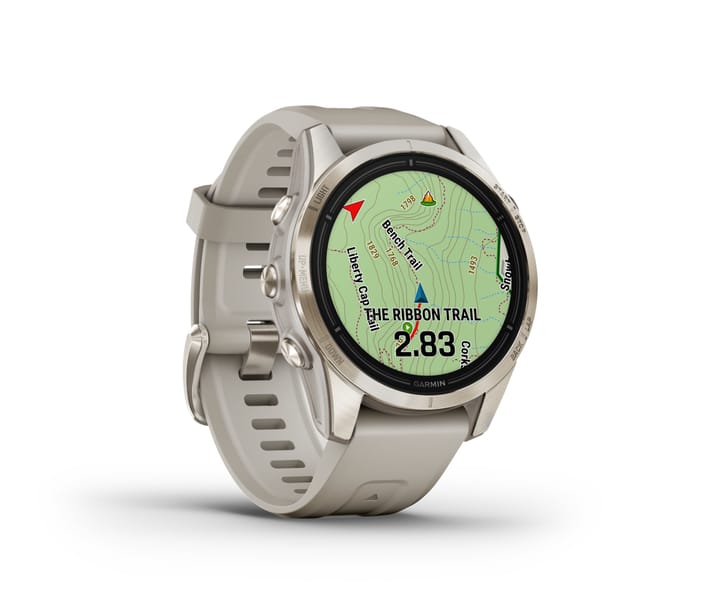 Garmin epix Pro (Gen 2) – Sapphire Edition 42mm, Soft Gold - AMOLED Smart Watch Garmin