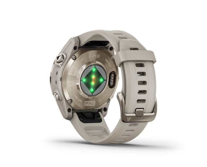 Garmin epix Pro (Gen 2) – Sapphire Edition 42mm, Soft Gold - AMOLED Smart Watch Garmin
