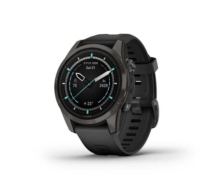 Garmin epix Pro (Gen 2) – Sapphire Edition 42mm, Carbon Gray - AMOLED Smart Watch Garmin