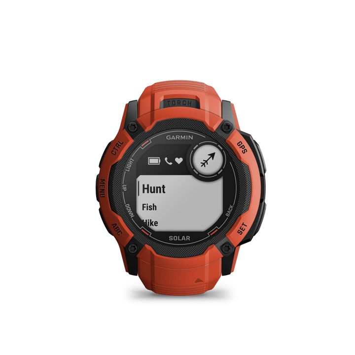 Garmin Instinct 2x, Solar, Flame Red Garmin