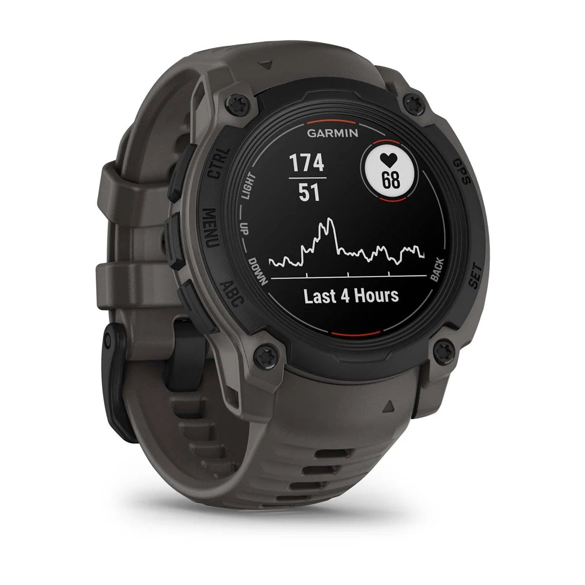 Instinct E, 40 Mm Black Bezel With Charcoal Band