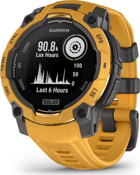 Garmin Instinct 3 Solar, 45mm Grey, Citrine Garmin