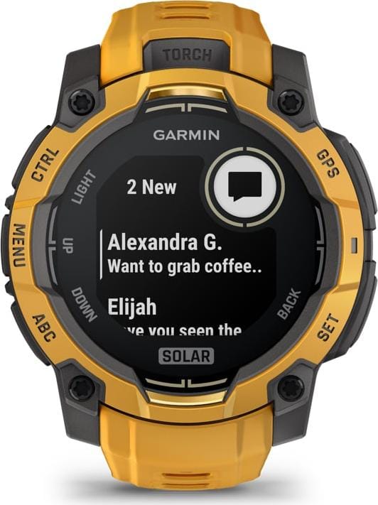 Garmin Instinct 3 Solar, 45mm Grey, Citrine Garmin