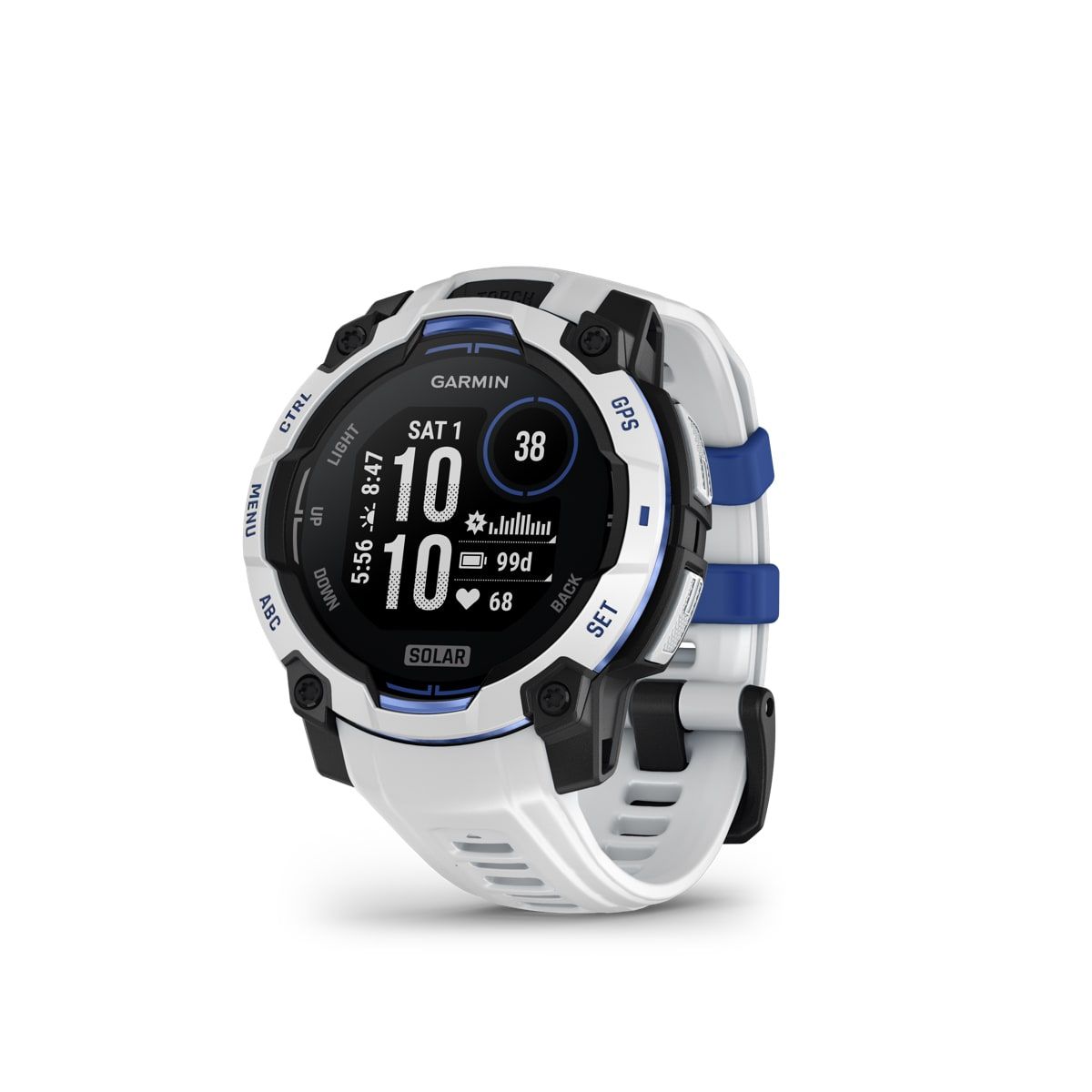 Garmin Instinct 3 Solar, 45mm Whitestone