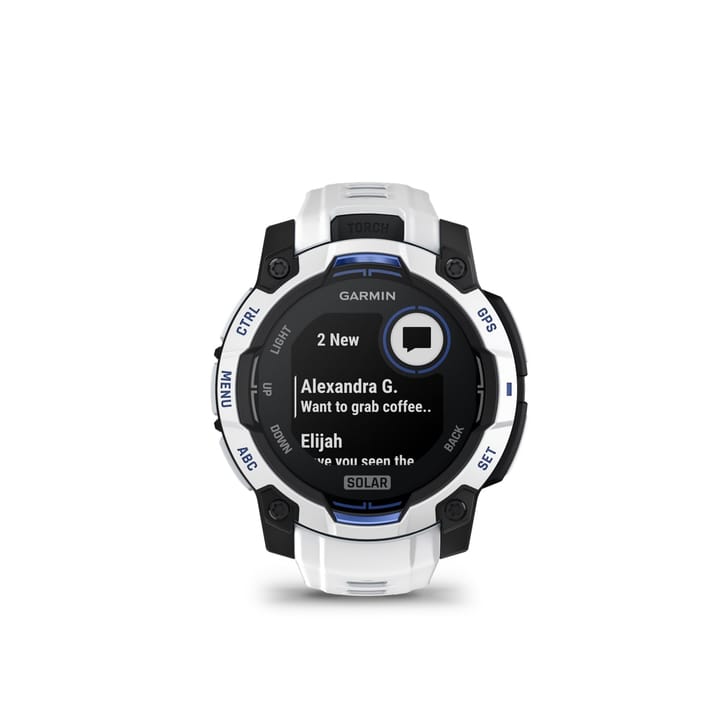 Garmin Instinct 3 Solar, 45mm Whitestone Garmin