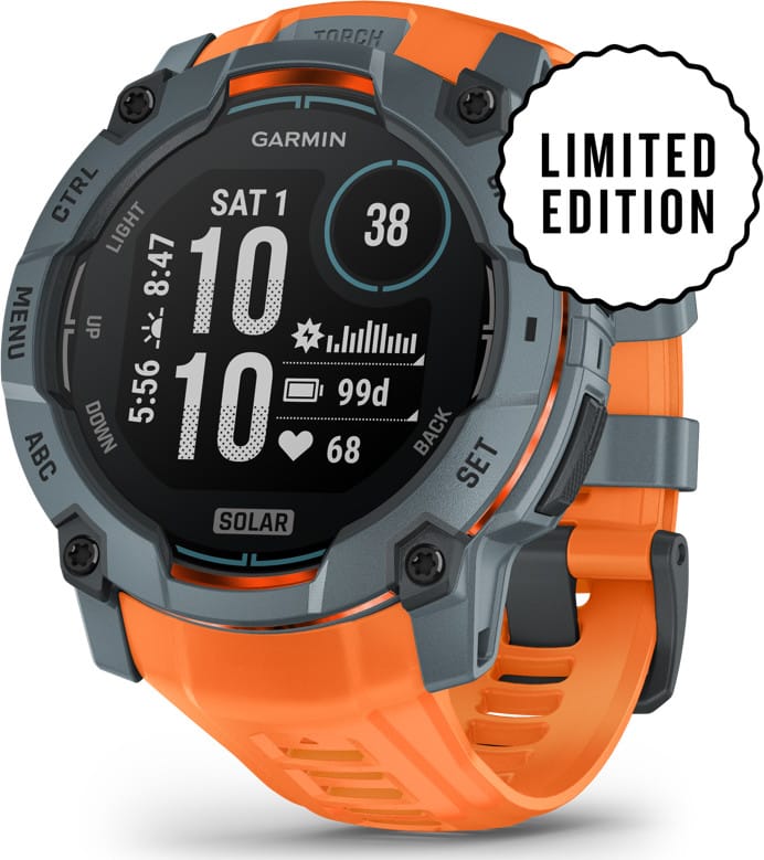 Garmin Instinct 3 Solar, 50 mm Twilight Bezel W/Solstice Band Garmin
