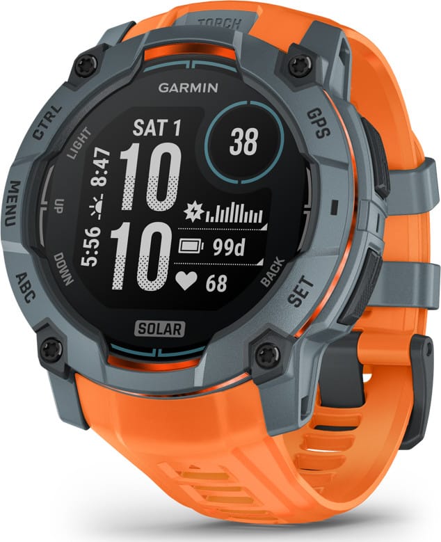 Garmin Instinct 3 Solar, 50 mm Twilight Bezel W/Solstice Band Garmin