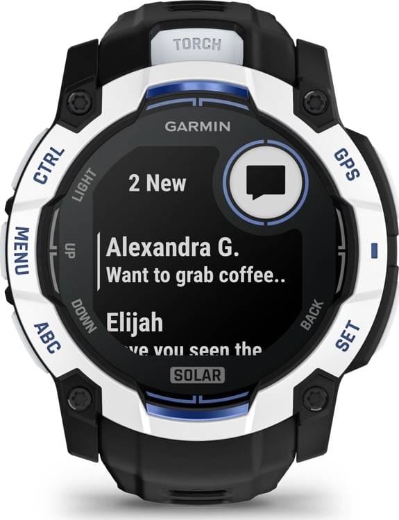 Garmin Instinct 3 Solar, 50 mm Whitestone Garmin