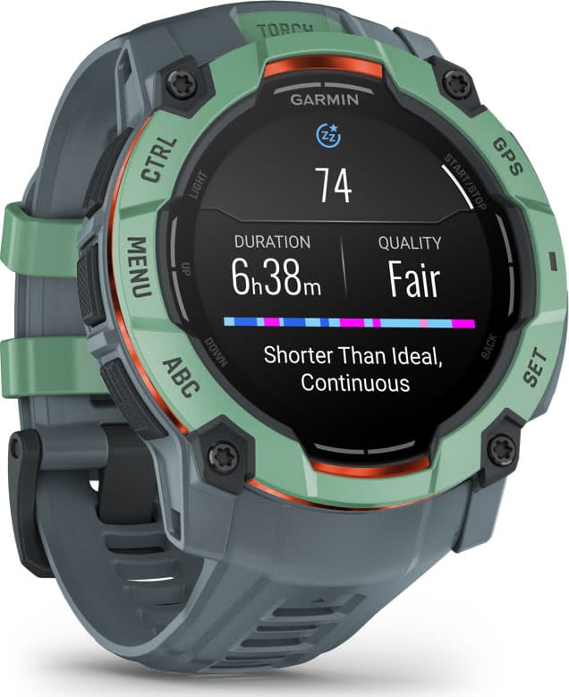 Garmin Instinct 3 AMOLED, 50mm Neotropic Bezel With Twilight Band Garmin Garmin Instinct 3 AMOLED, 50mm Neotropic Bezel With Twilight Band Garmin
