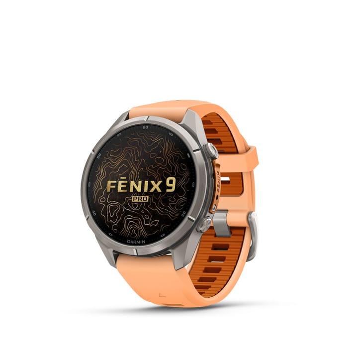 Garmin Fenix 9 Pro, Amoled, Inreach, 43mm, Titan/shell Pink/autumn Organge Garmin