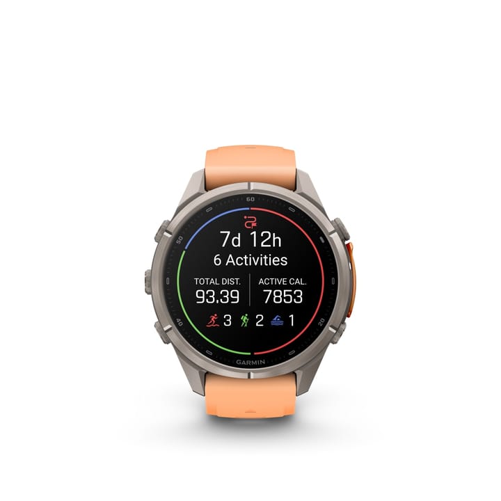 Garmin Fenix 9 Pro, Amoled, Inreach, 43mm, Titan/shell Pink/autumn Organge Garmin