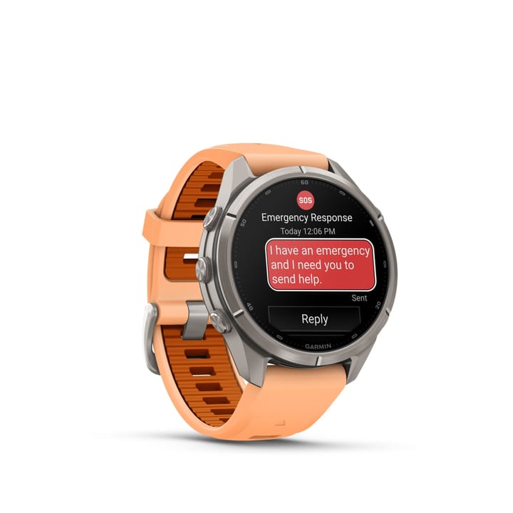 Garmin Fenix 9 Pro, Amoled, Inreach, 43mm, Titan/shell Pink/autumn Organge Garmin