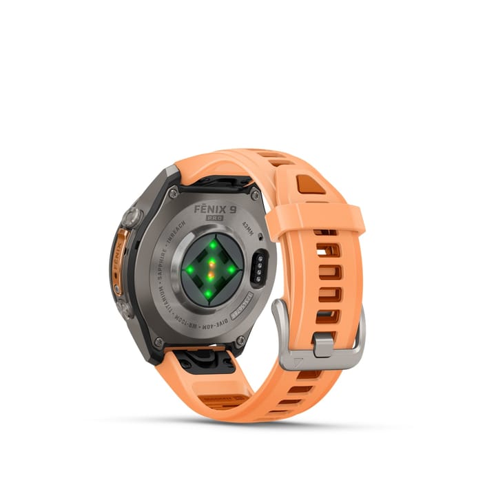 Garmin Fenix 9 Pro, Amoled, Inreach, 43mm, Titan/shell Pink/autumn Organge Garmin