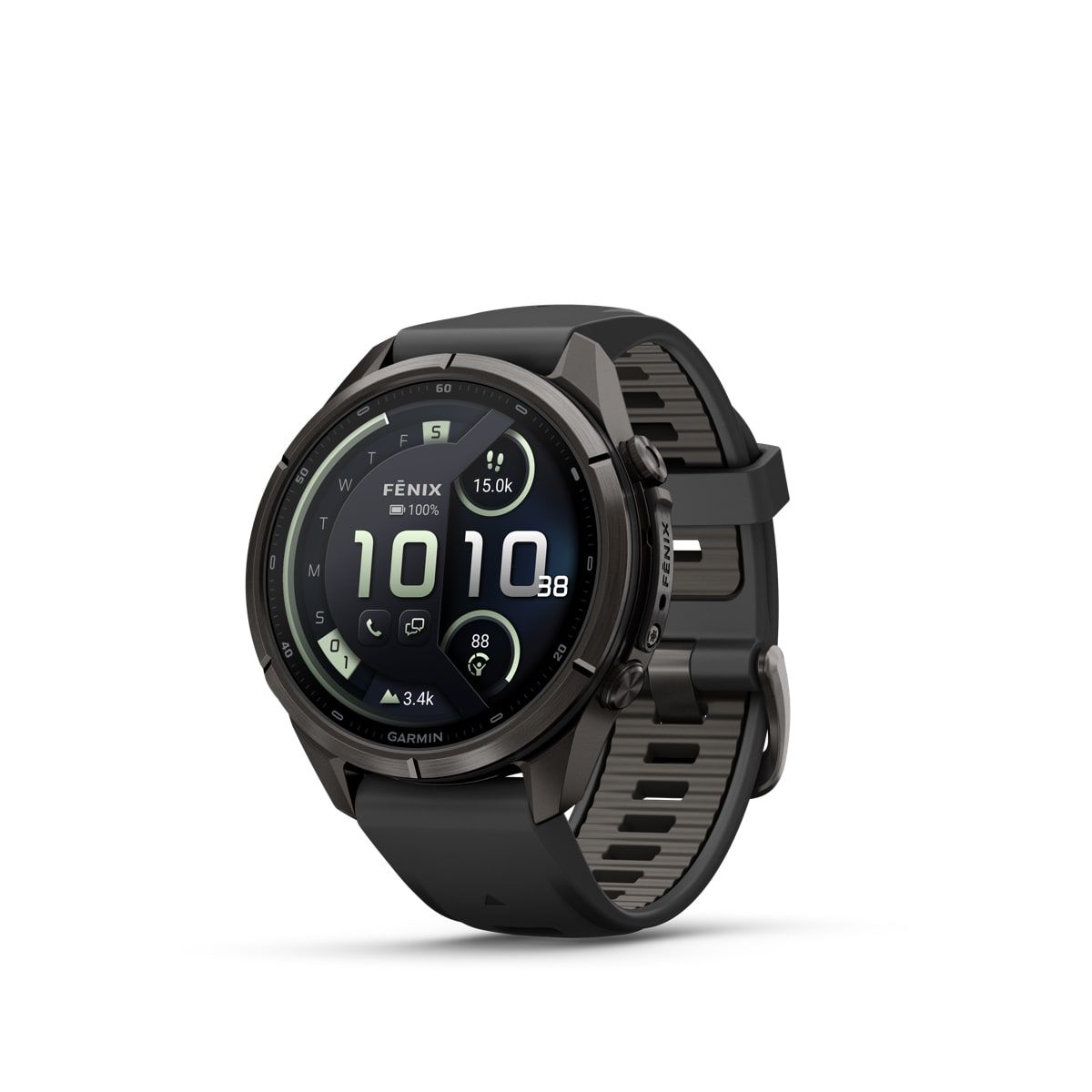 Garmin Fenix 9 Pro, Amoled, Inreach, 43mm, Black/pebble Gray