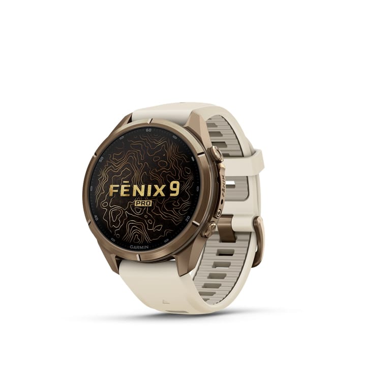 Garmin Fenix 9 Pro, Amoled, Inreach, 43mm, Gold/fog Gray Garmin