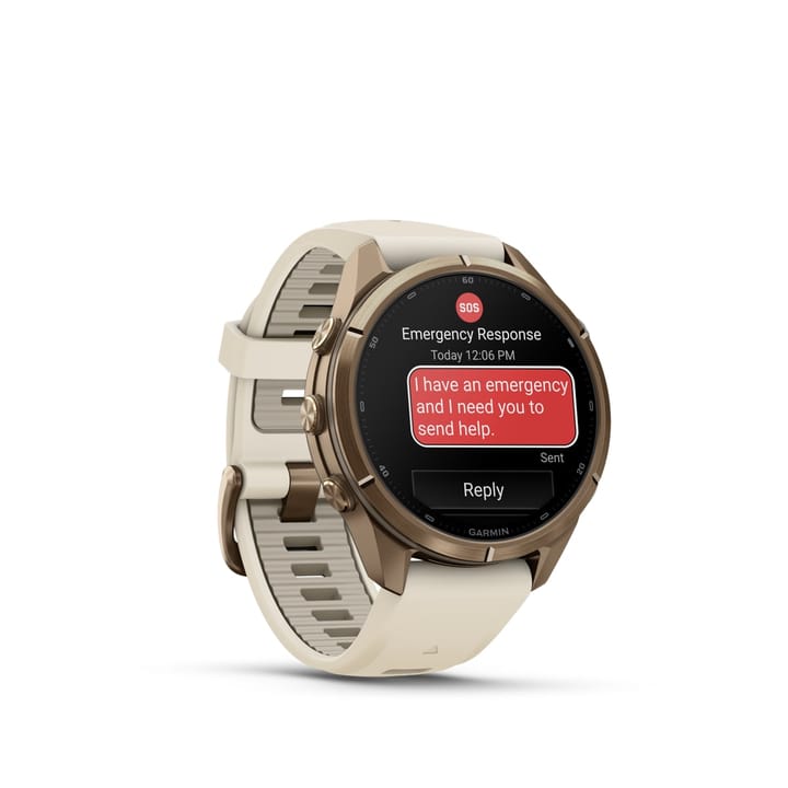 Garmin Fenix 9 Pro, Amoled, Inreach, 43mm, Gold/fog Gray Garmin