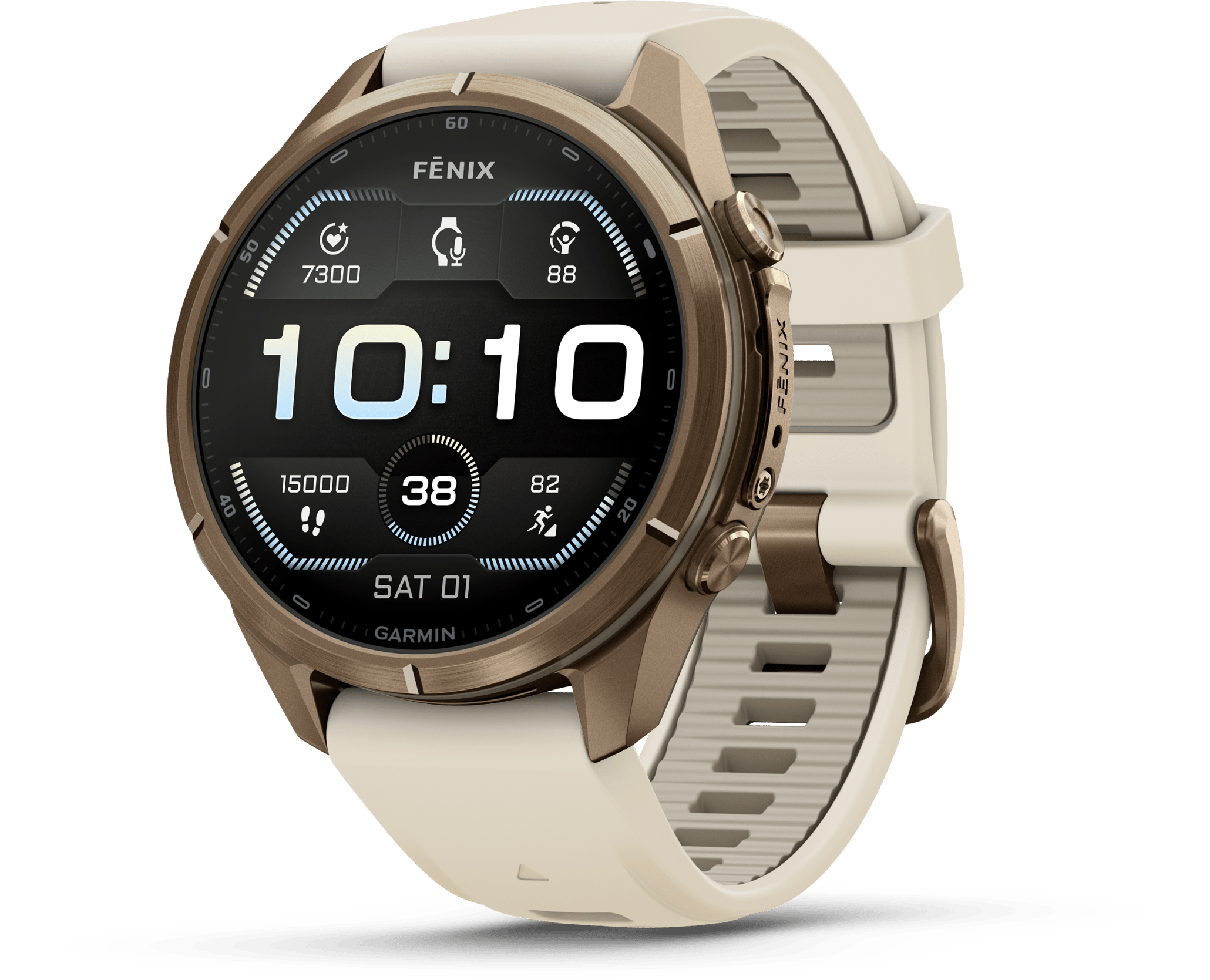 Fenix 9 Pro AMOLED 43 mm Gold/cream/fog