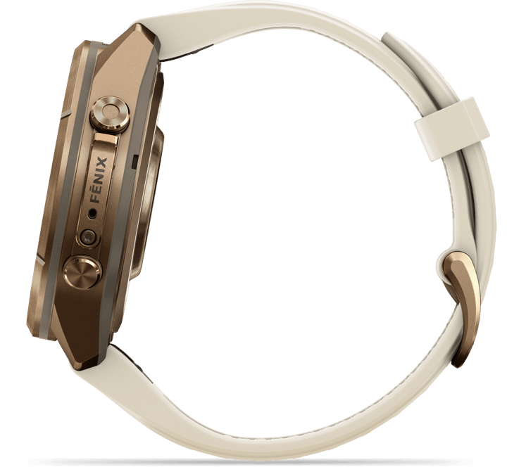 Garmin Fenix 9 Pro, Amoled, 43mm Gold/cream/fog Gray Garmin