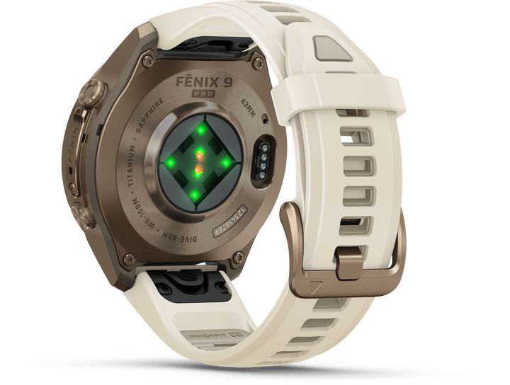 Garmin Fenix 9 Pro, Amoled, 43mm Gold/cream/fog Gray Garmin
