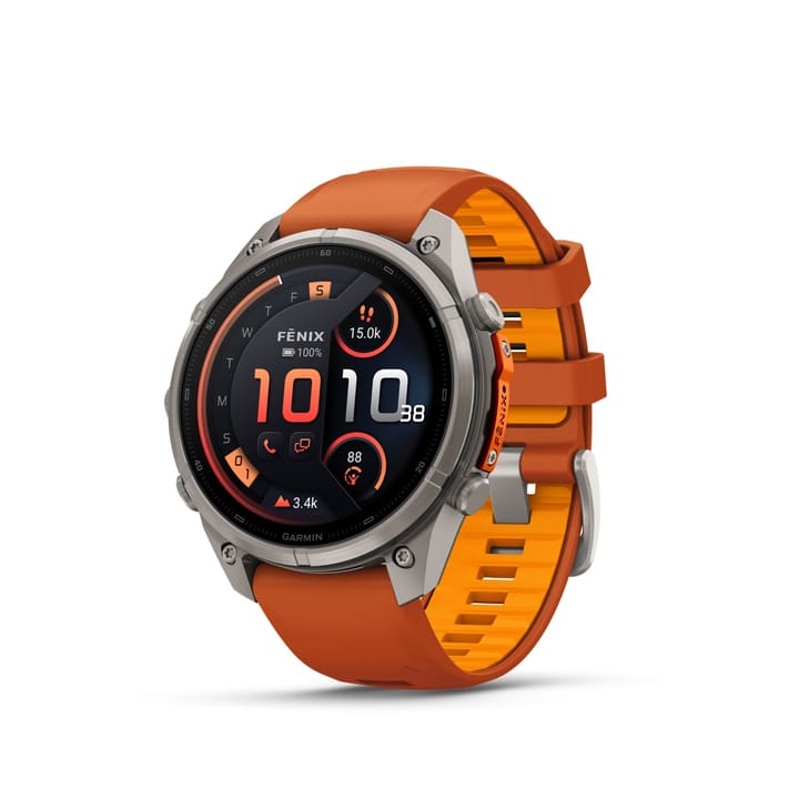 Garmin Fenix 9 Pro, Amoled, Inreach, 47mm Titan/autumn Orange/spark Orange Garmin