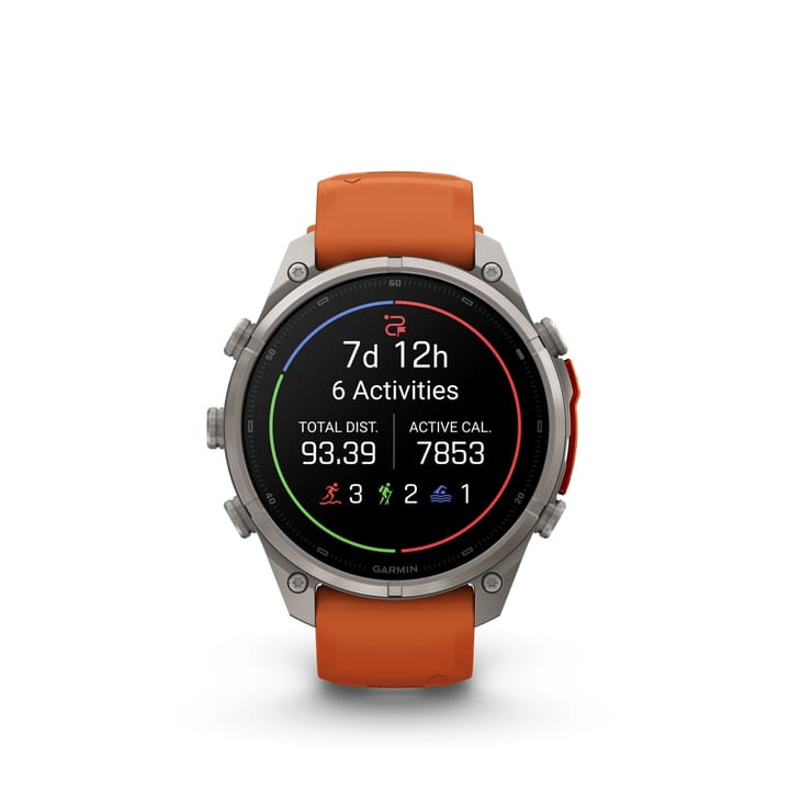 Garmin Fenix 9 Pro, Amoled, Inreach, 47mm Titan/autumn Orange/spark Orange Garmin