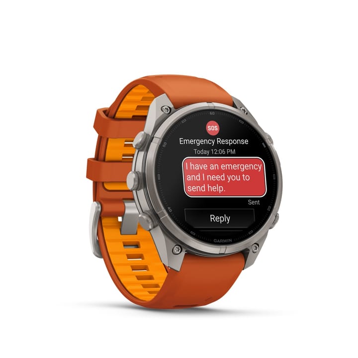 Garmin Fenix 9 Pro, Amoled, Inreach, 47mm Titan/autumn Orange/spark Orange Garmin