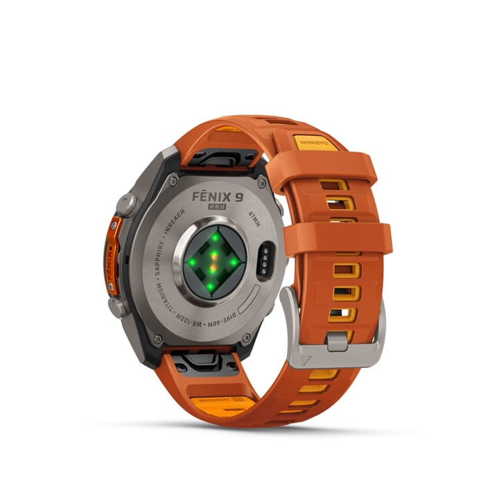 Garmin Fenix 9 Pro, Amoled, Inreach, 47mm Titan/autumn Orange/spark Orange Garmin