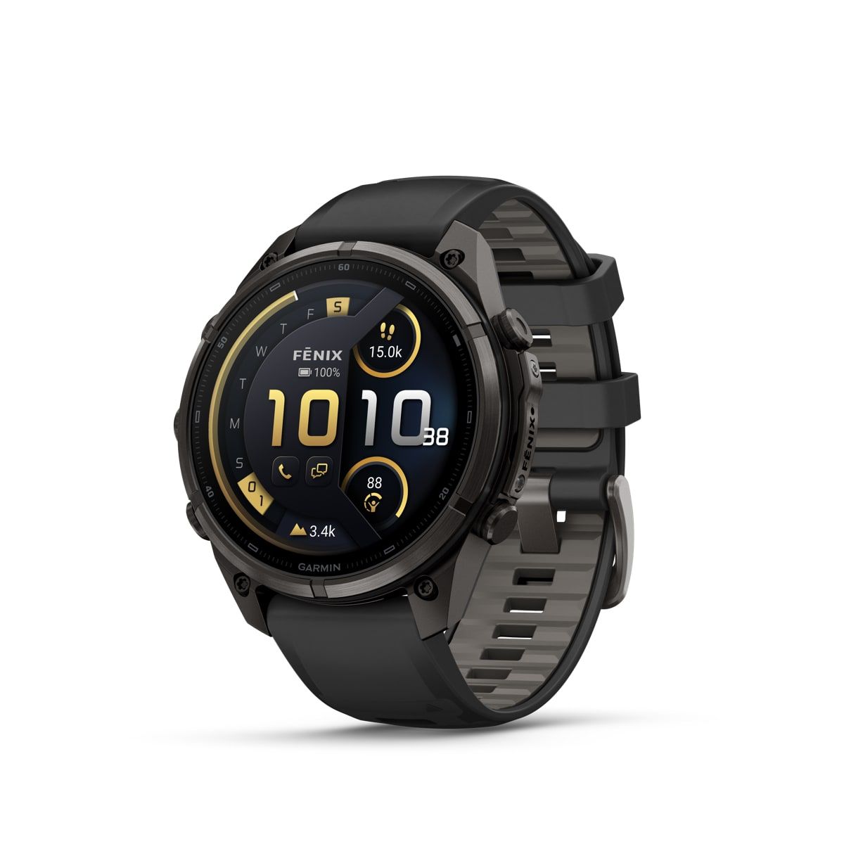Garmin Fenix 9 Pro, Amoled, Inreach, 47mm Black/pebble Gray