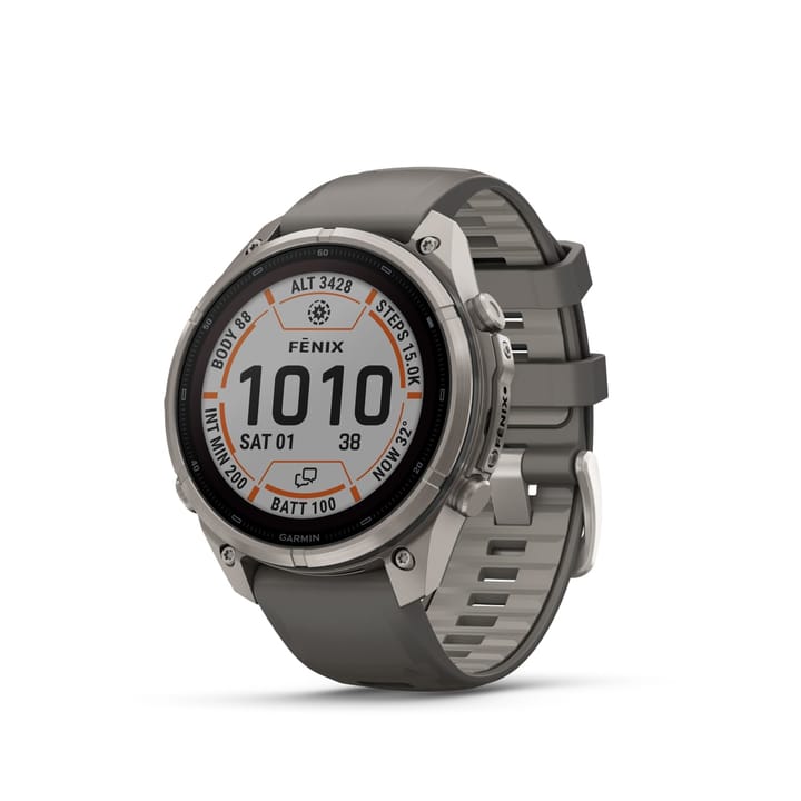 Garmin Fenix 9 Pro, Solar, Inreach, 47mm Titan/peble Gray/silver Gray Garmin