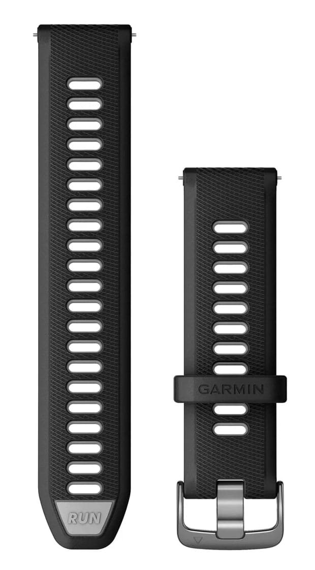 Garmin Hurtigutløsningsremmer (22 Mm) Sort/puddergrå Med Skifergrå Anordning Garmin