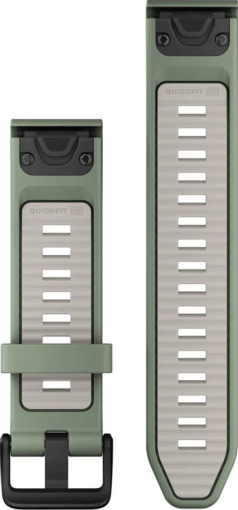 Garmin Quickfit Watch Bands Willow/fog Gray Silicone Garmin