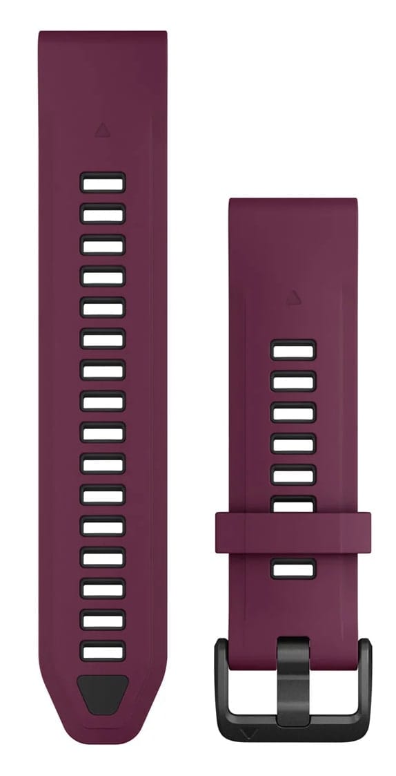 Quickfit Watch Bands Merlot/graphite Silicone